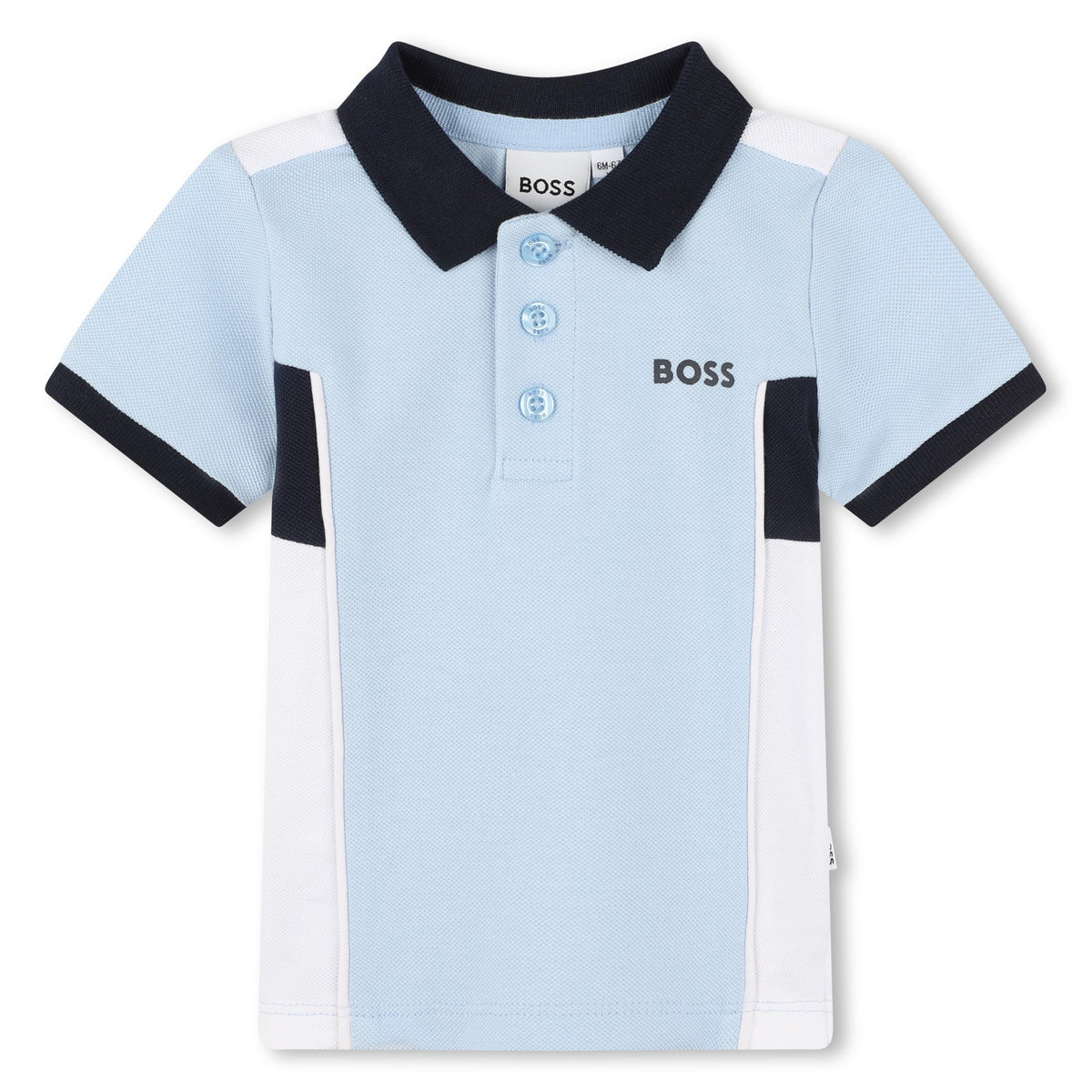 Boss Baby Pale Blue Panel Polo
