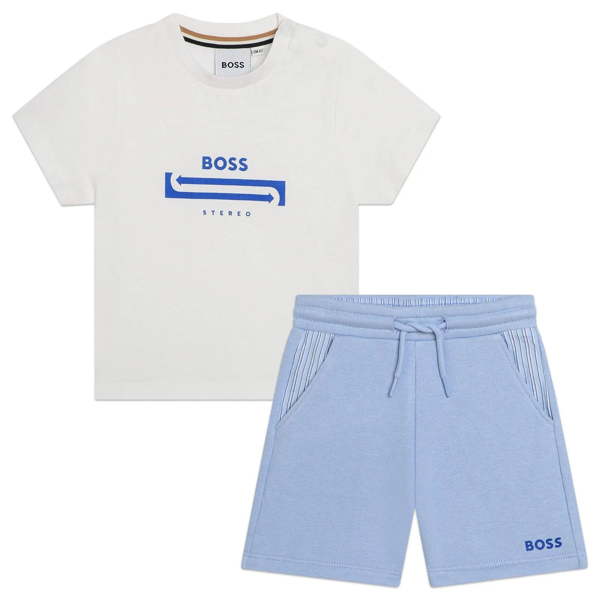 Boss Baby Pale Blue Shorts Set