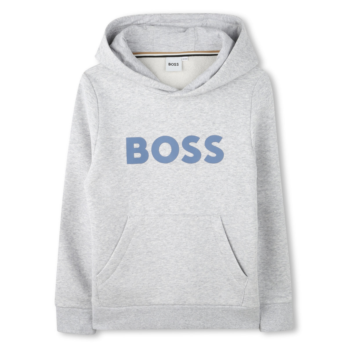 Boss Boys Grey Branded Hoodie