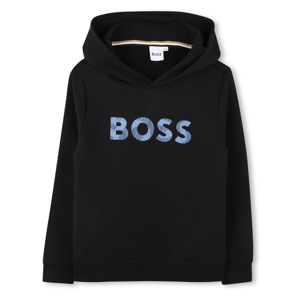 Boss Boys Black Branded Hoodie