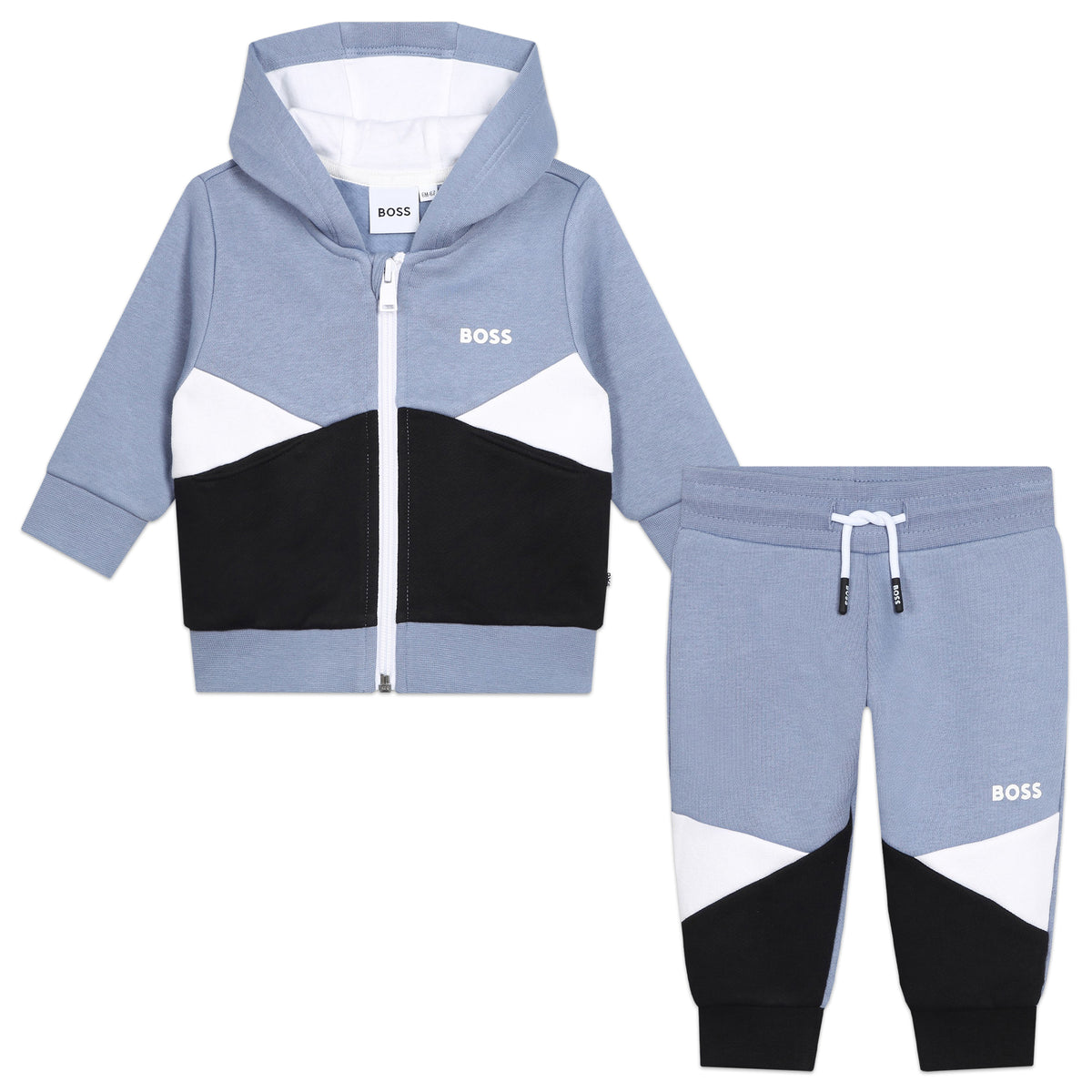 Boss Baby Boys Blue Panel Jogsuit