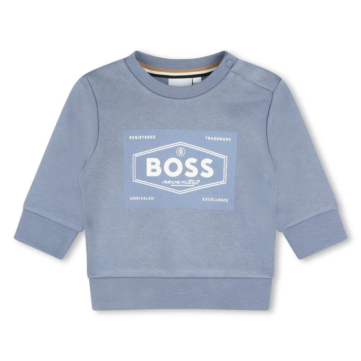 Boss Baby Boys Blue Round Neck Sweatshirt