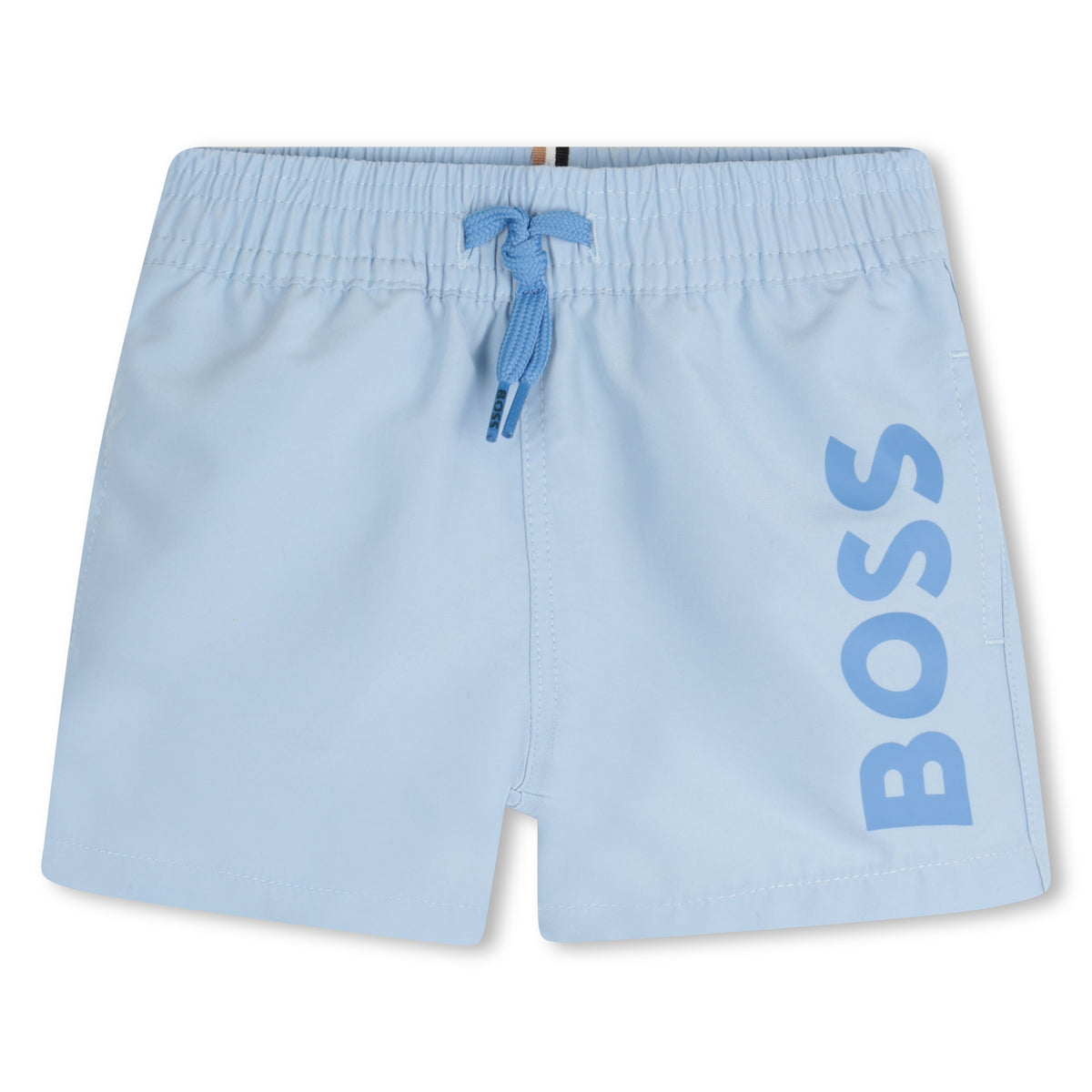 BOSS Baby Boys Pale Blue Logo Swimshorts