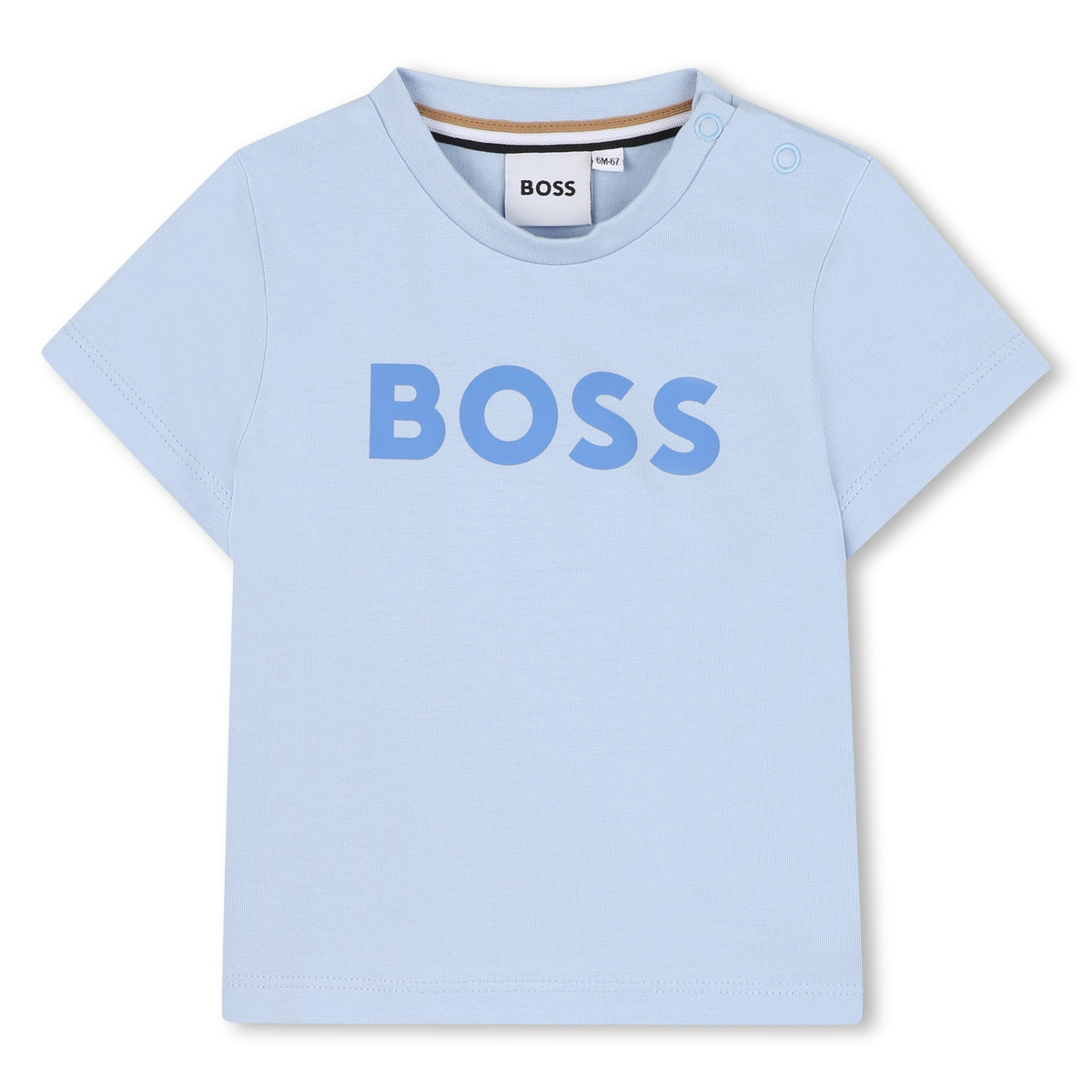 BOSS Baby Boys Pale Blue Logo T-Shirt