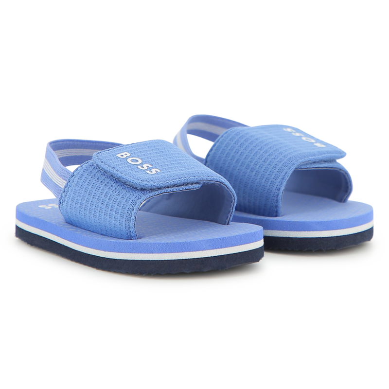 BOSS Baby Boys Blue Logo Sandals