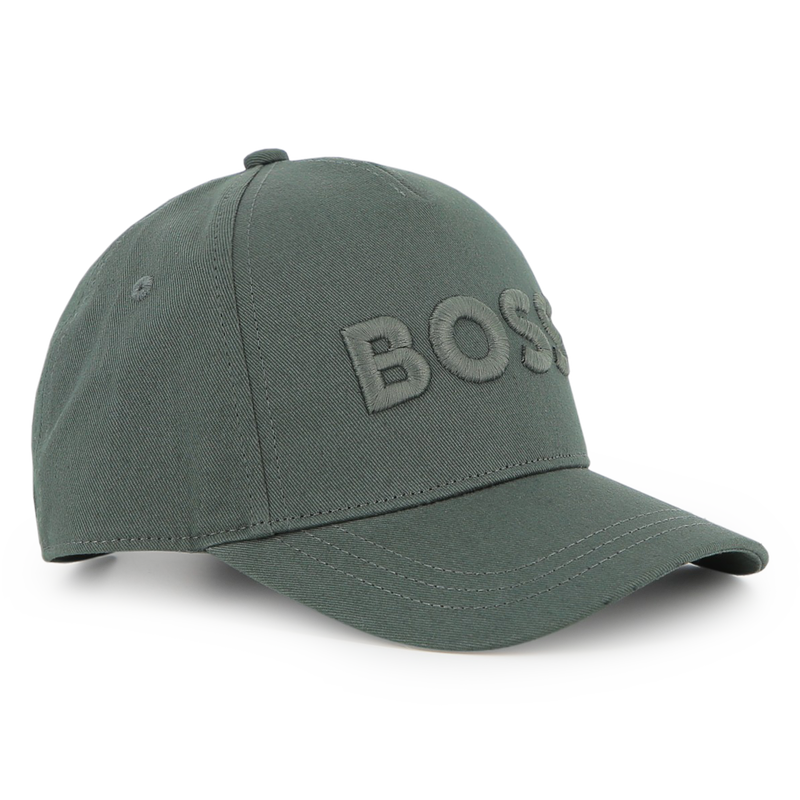 BOSS Boys Pine Green Logo Cap