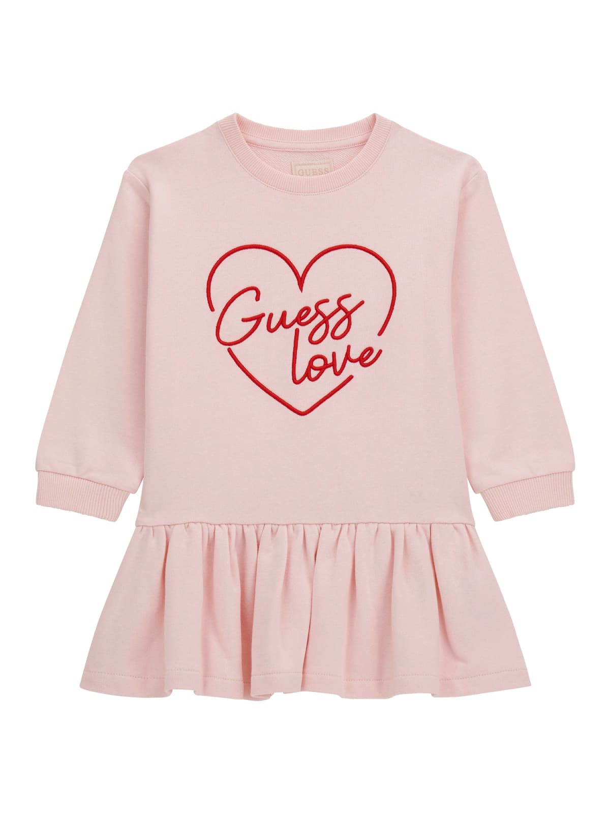 Guess Girls Pink Heart Dress