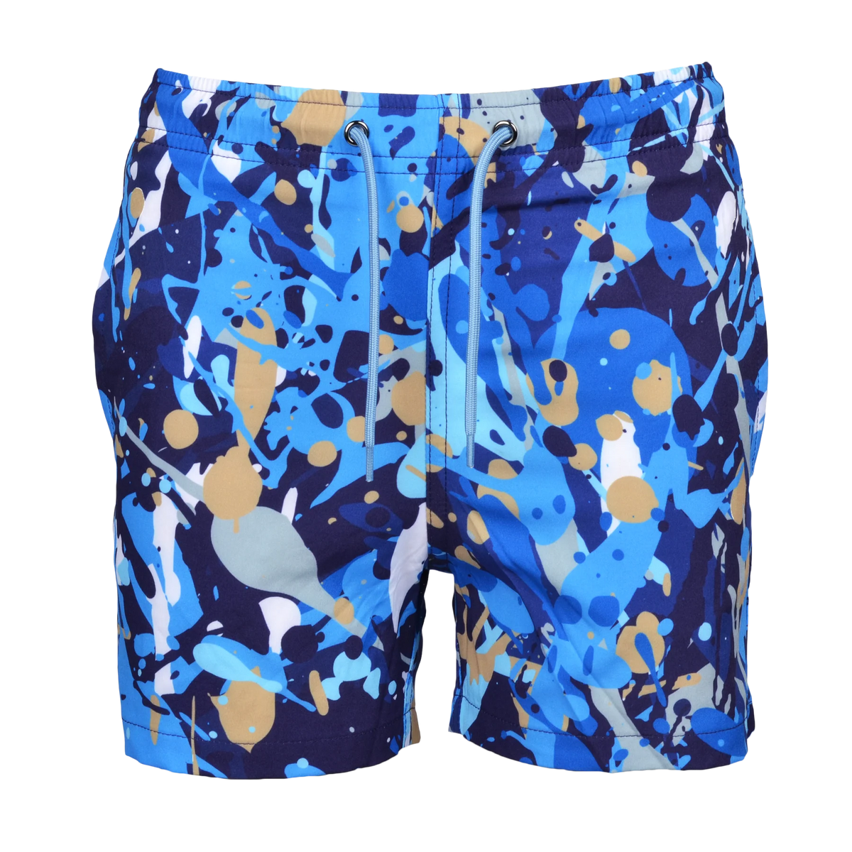 Moda Bandidos Blue Paint Splash Swimshorts