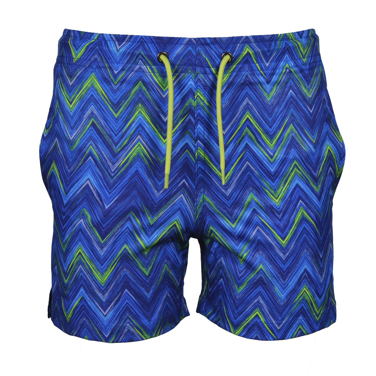 Moda Bandidos Blue Zig Swimshorts