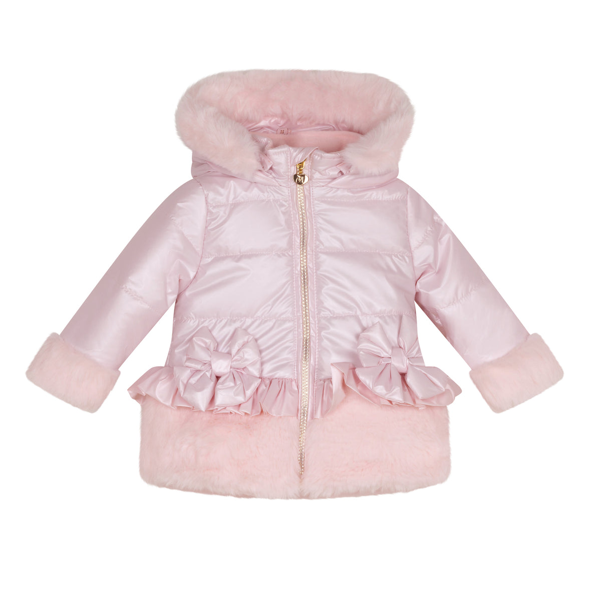 Little A Girls Pink 'Honey' Padded Jacket