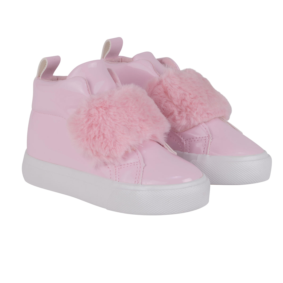 Little A Girls Pink 'Furever' High Tops