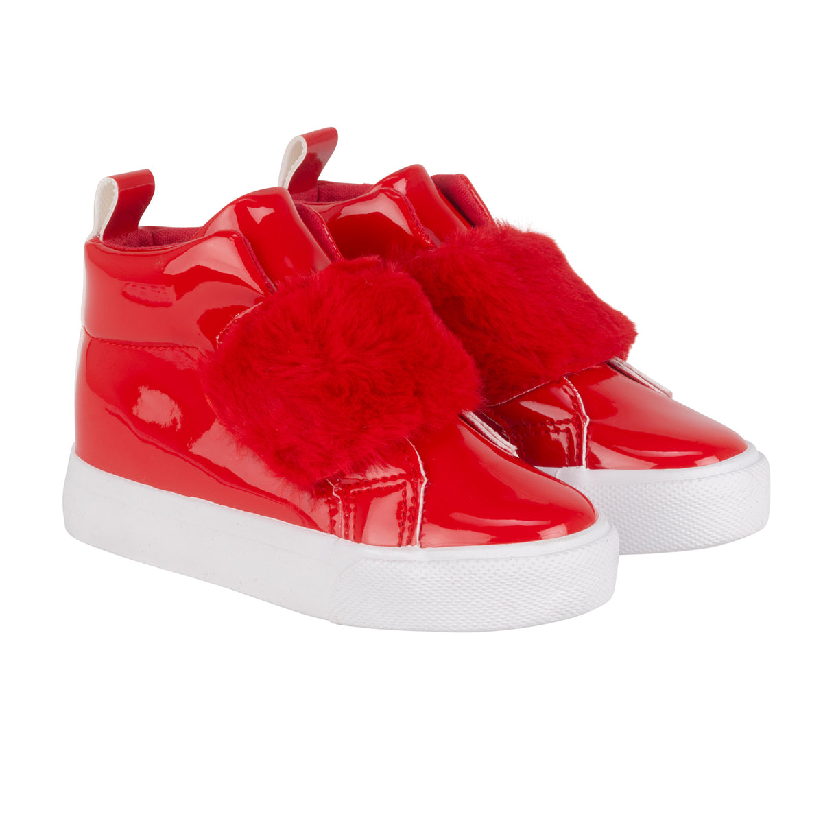 Little A Girls Red 'Furever' High Tops