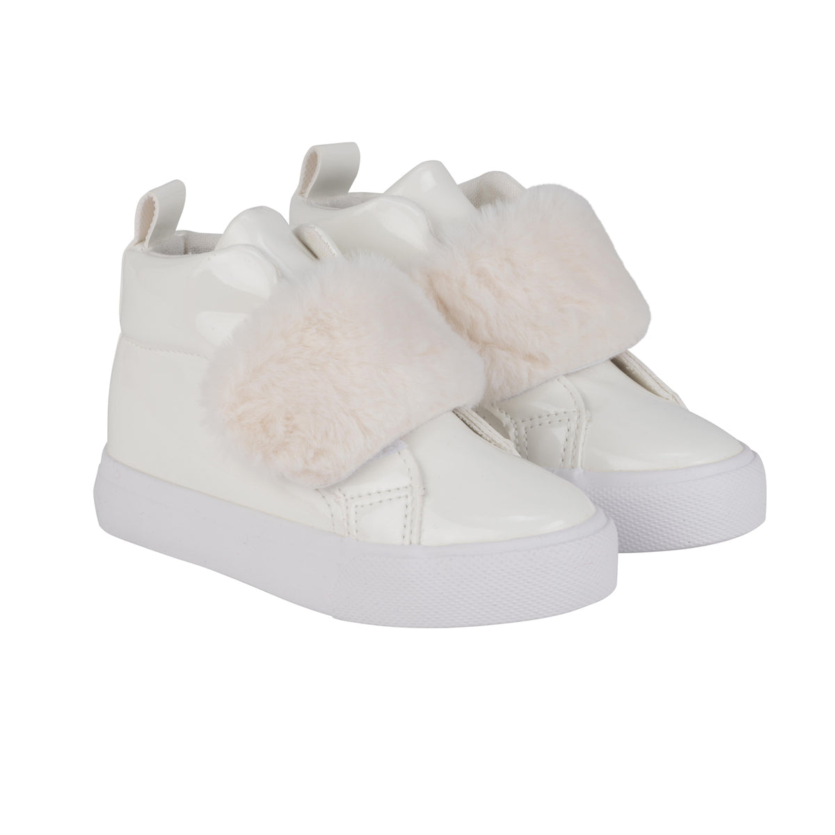 Little A Girls White 'Furever' High Tops