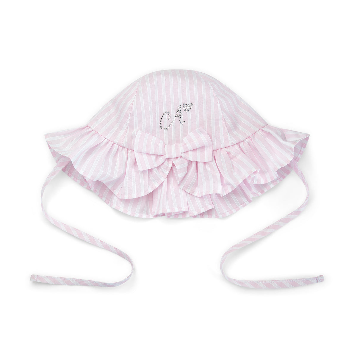 Little A Girls 'Aurora' Pink Stripe Sunhat