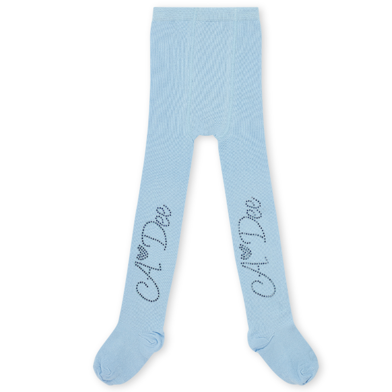 A Dee Girls Lumi Blue Diamante Tights