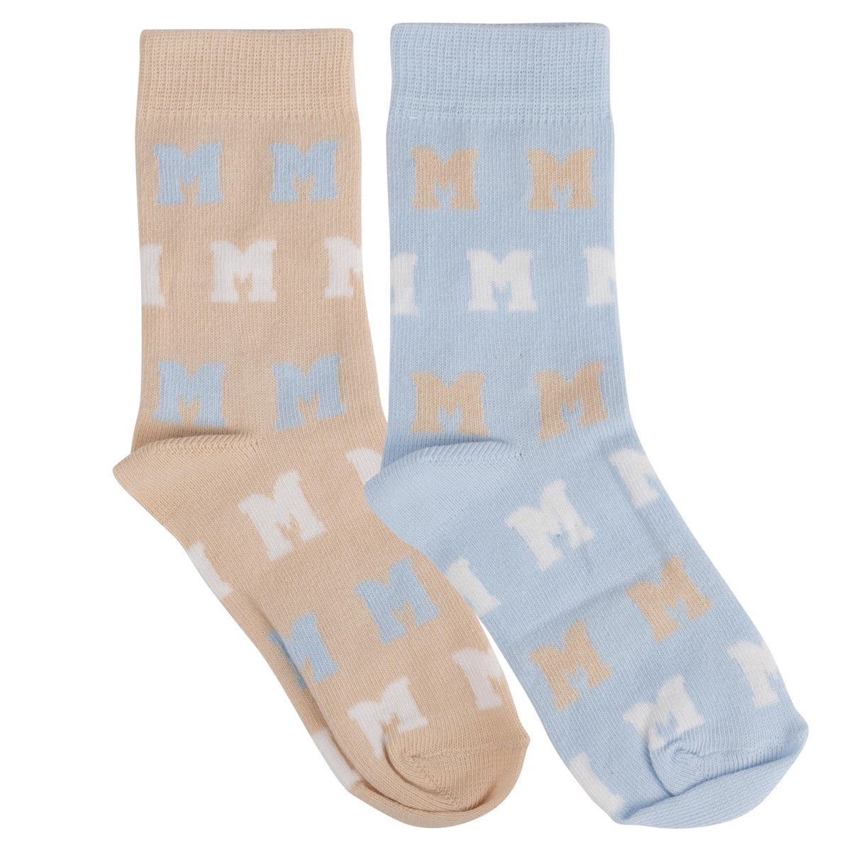 Mitch & Son Boys Blue 'Anwar' Two Pack Socks