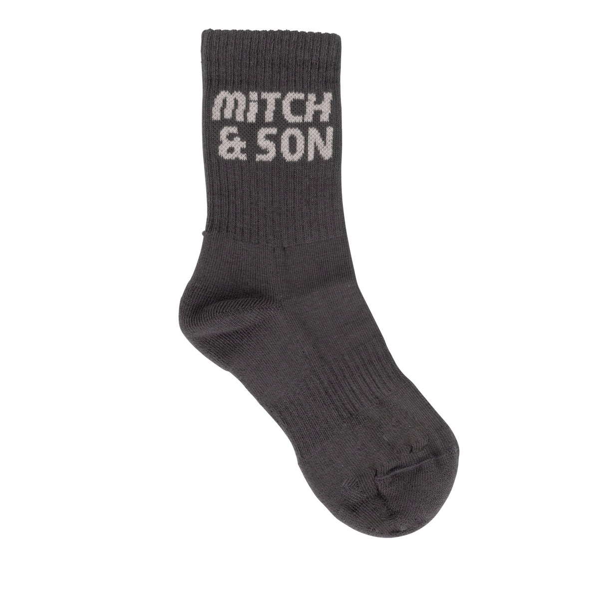 Mitch & Son Boys Dark Grey 'Connor' Logo Socks
