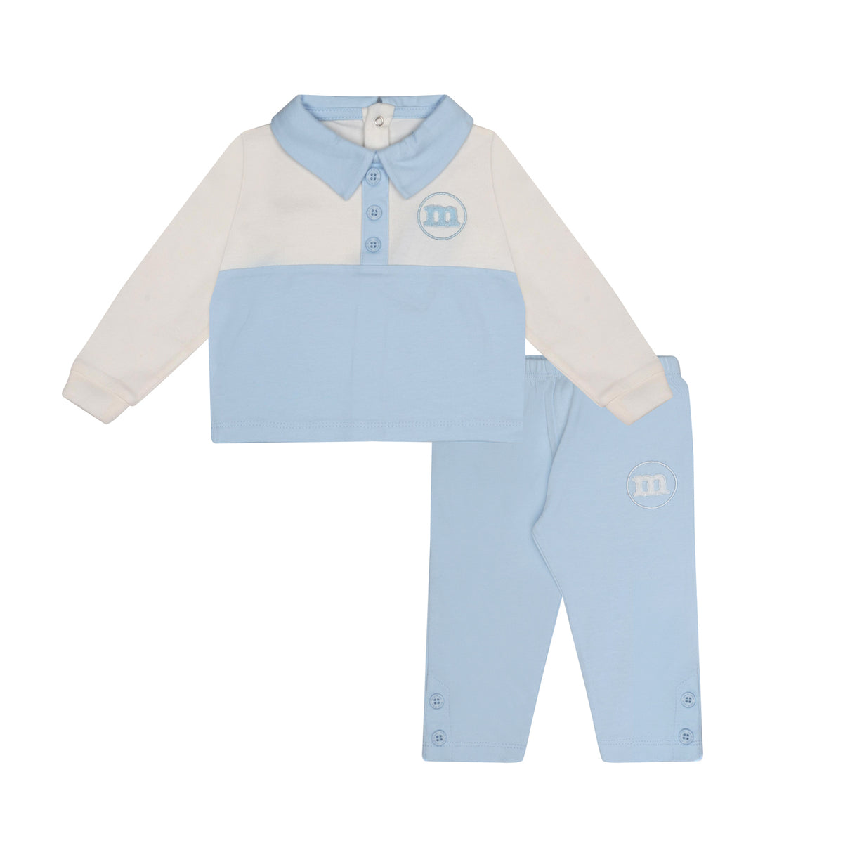 Mini Mitch Boys Blue 'Donny' Polo Set