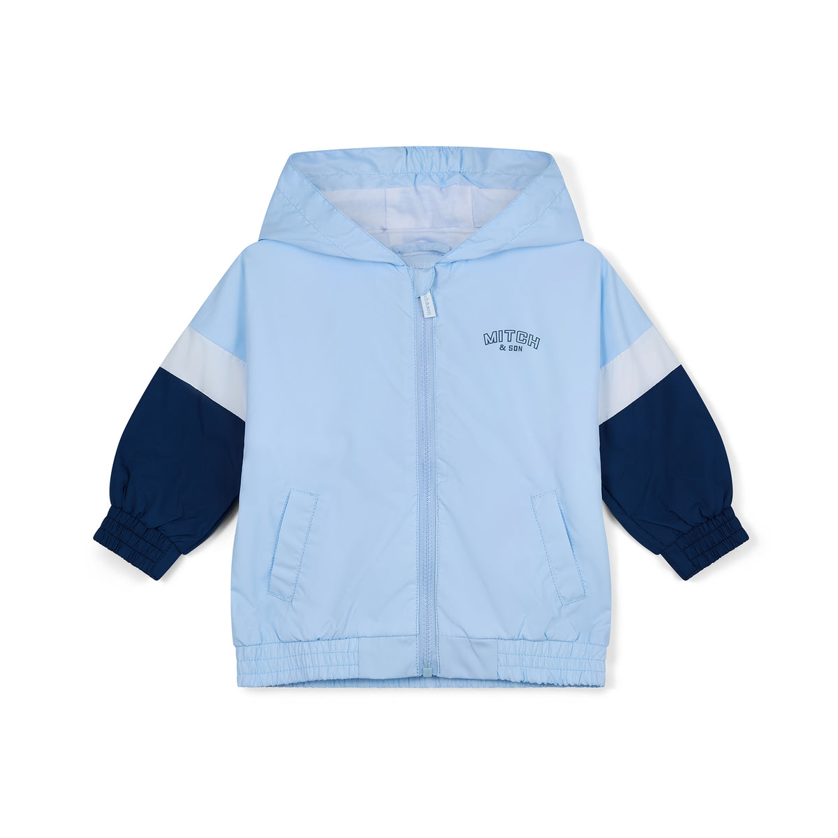 Mitch & Son Boys 'Freddie' Blue Hooded Jacket