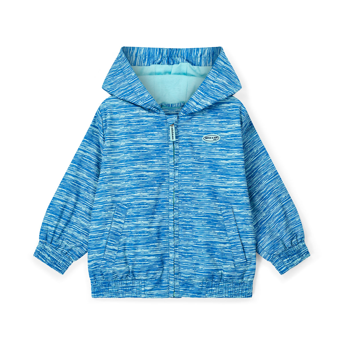 Mitch & Son Boys 'Harry' Blue Space Dye Jacket