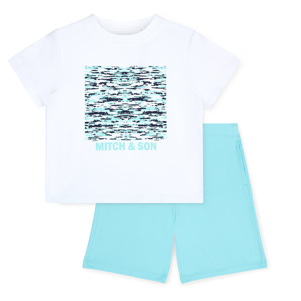 Mitch & Son Boys 'Hendrick' Space Dye Shorts Set