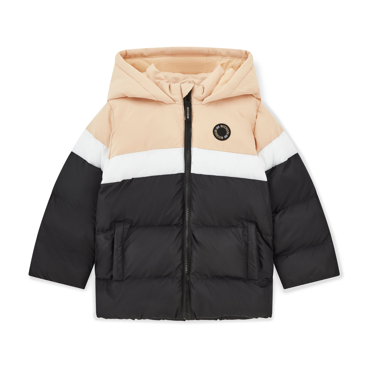 Mitch & Son Boys Black/Brown 'Levi' Coat