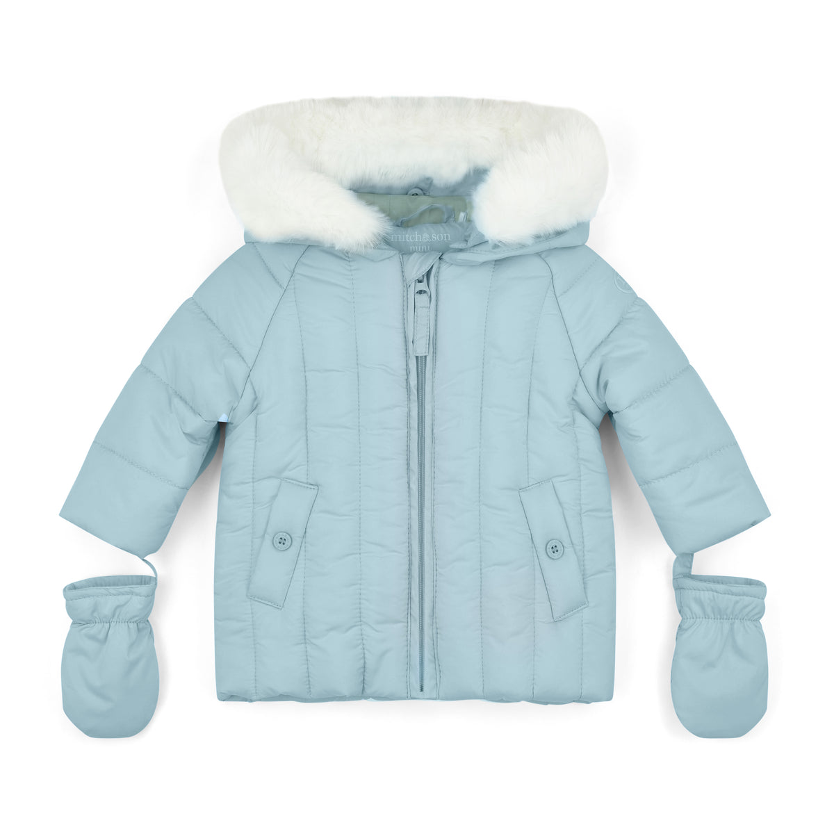 Mini Mitch Baby Blue 'Mikey' Coat