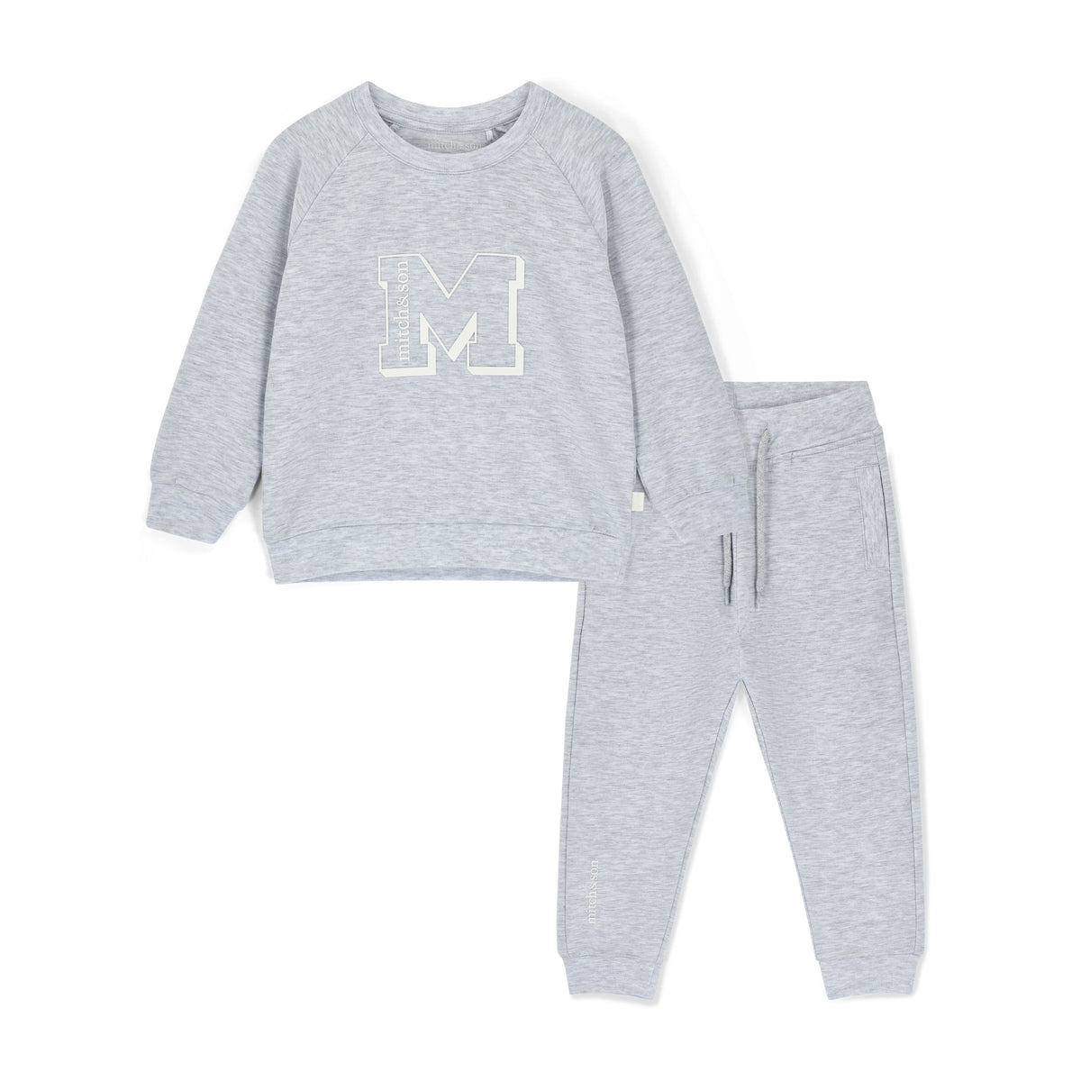 Mitch & Son Boys Grey 'Owen' M Jogsuit
