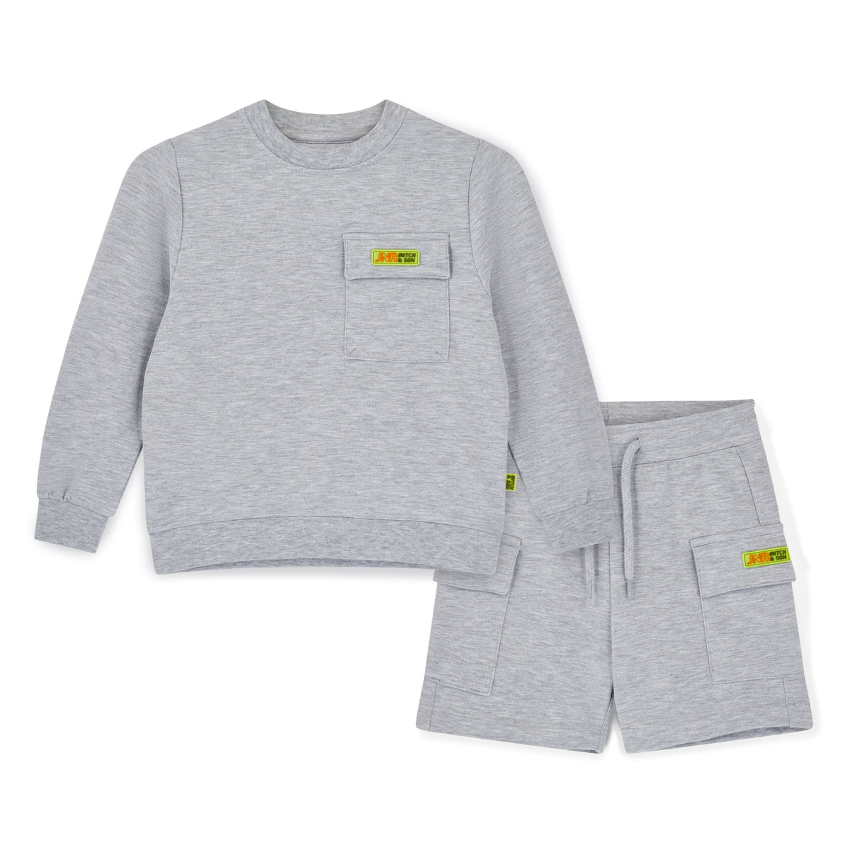 Mitch & Son Boys Grey 'Rex' Shorts Set