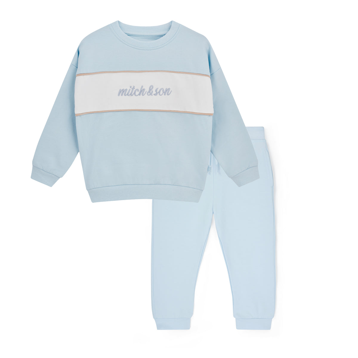 Mitch & Son Boys Blue Sean Jogsuit
