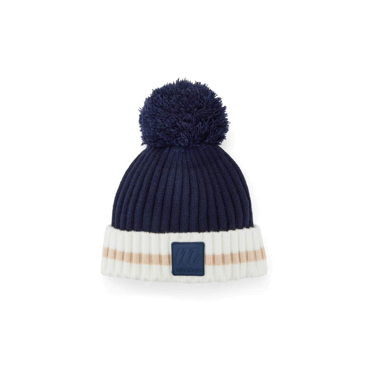 Mitch & Son Boys Navy Sterling Bobble Hat