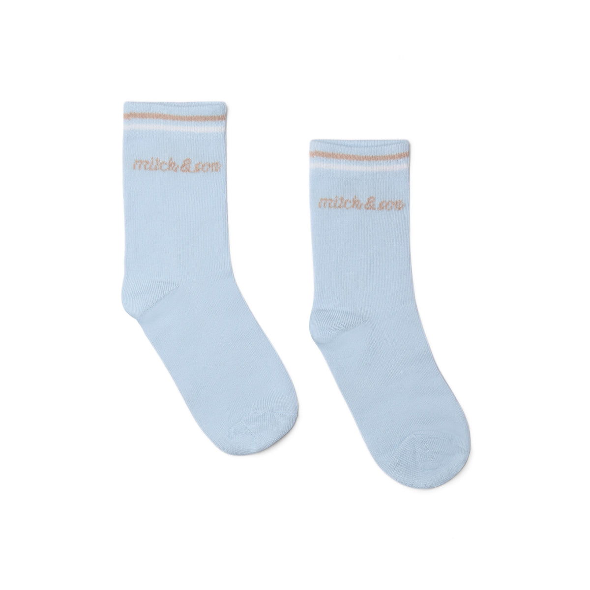 Mitch & Son Boys Blue Logo Socks