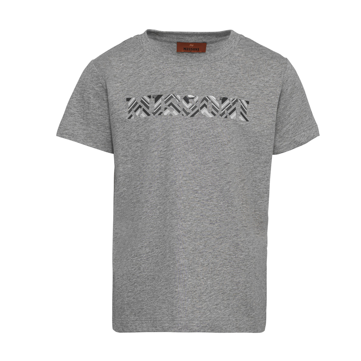 Missoni Boys Grey Logo T-Shirt