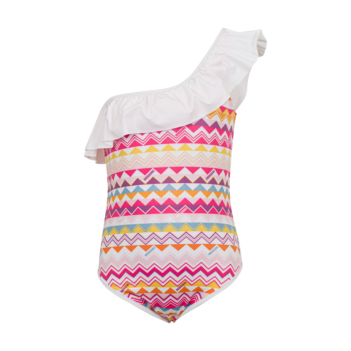 Missoni Girls Fuchsia Zig Zag Swimsuit