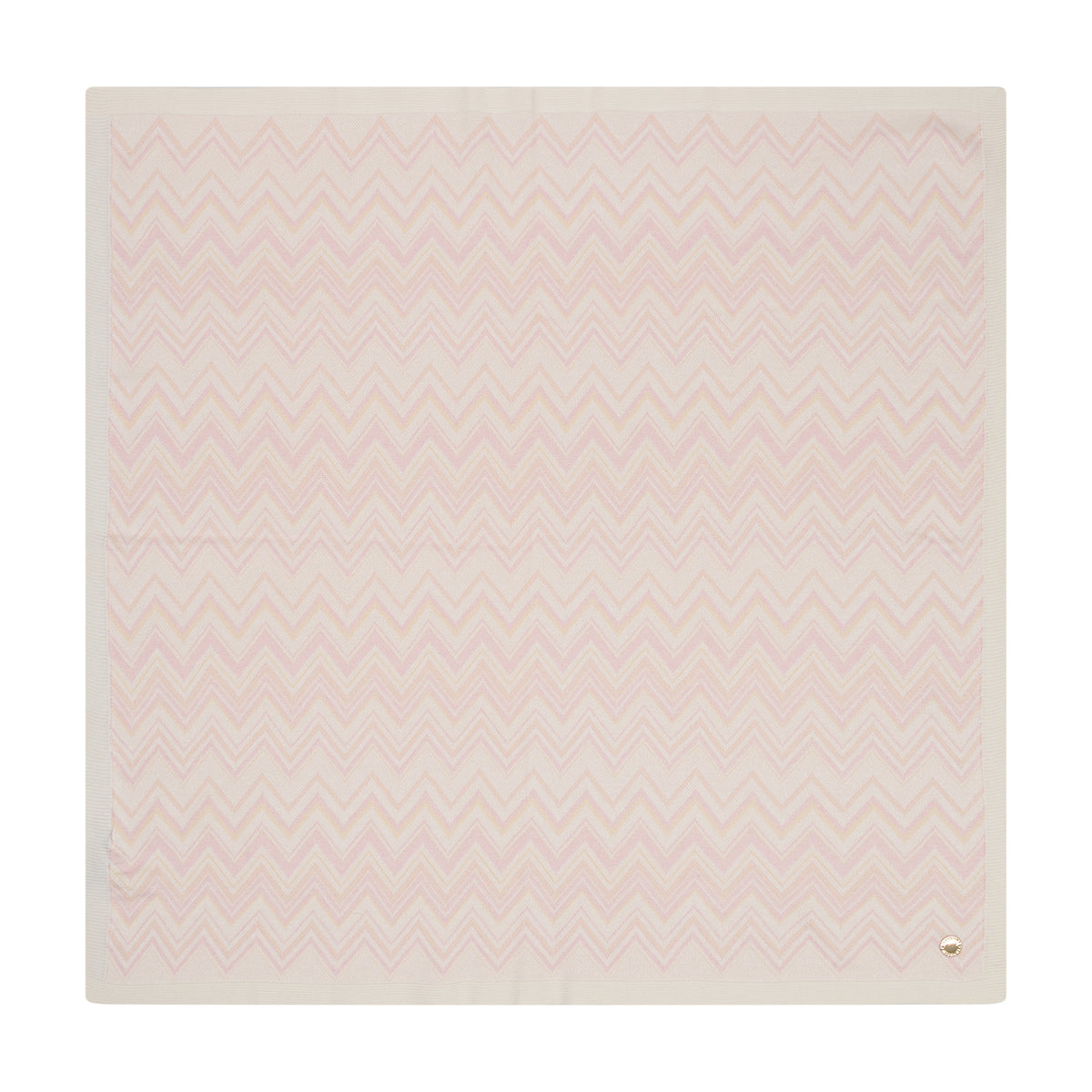 Missoni Baby Pink Knit Blanket