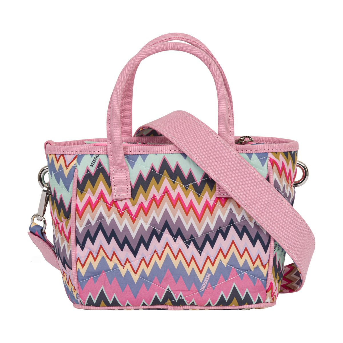 Missoni Girls Pink & Purple Zig Zag Bag