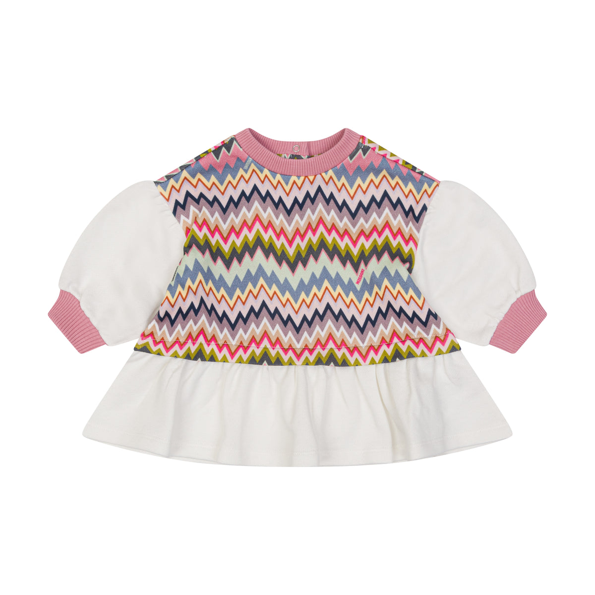 Missoni Baby Pink & Purple Zig Zag Dress