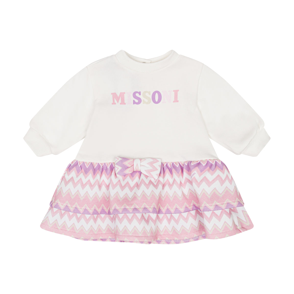 Missoni Baby Pink & Purple Zig Zag Dress