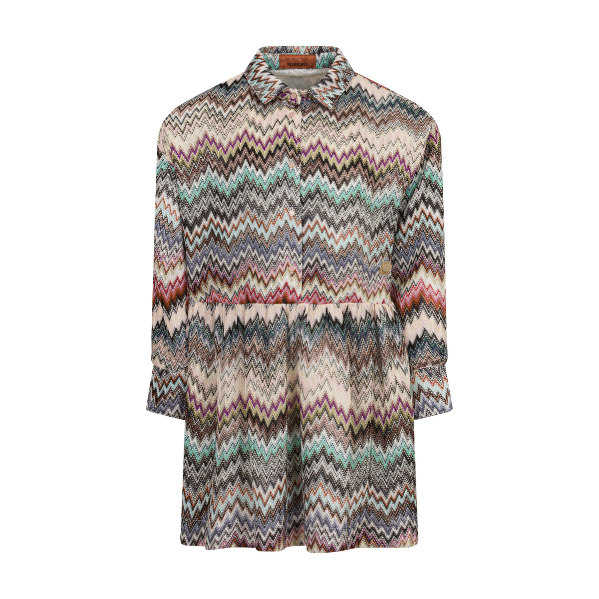 Missoni Girls Multi Zig Zag Knit Dress
