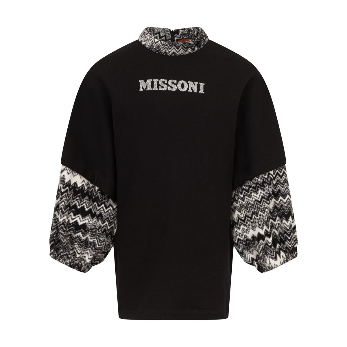 Missoni Girls Black Zig Zag Dress
