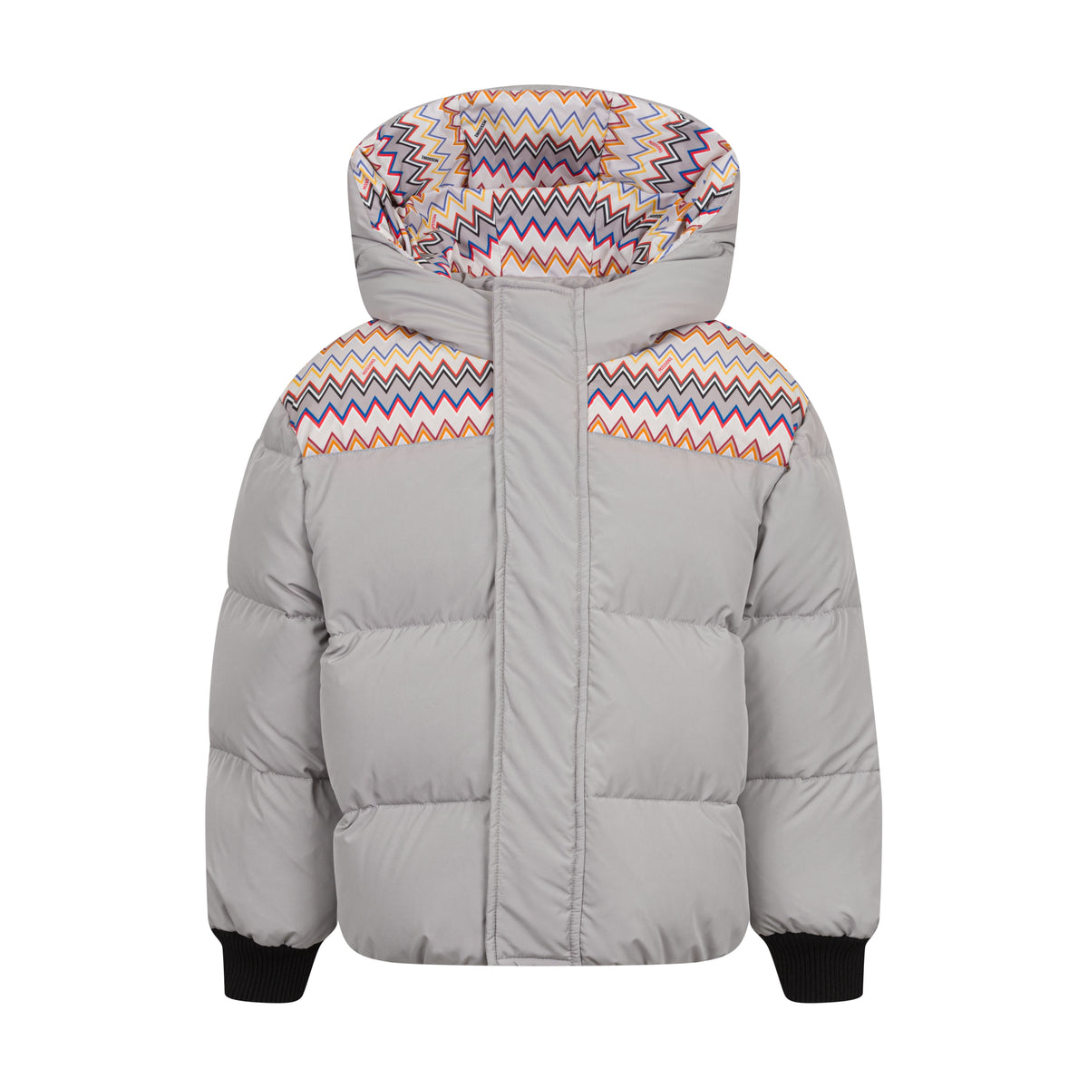 Missoni Boys Grey Zig Zag Coat