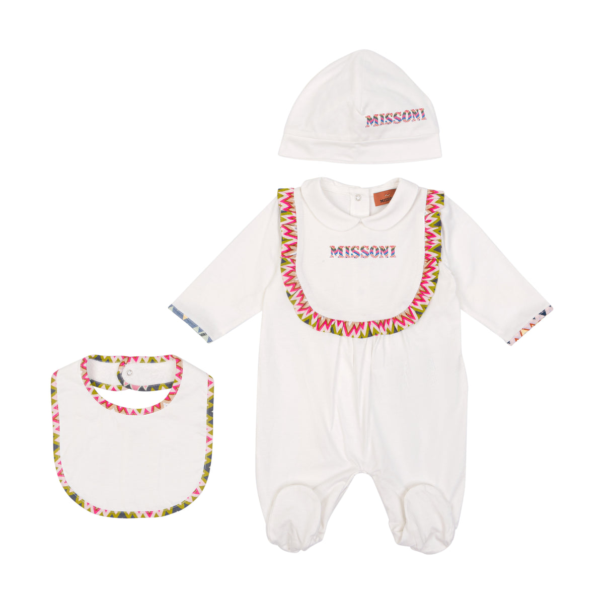 Missoni Baby Ivory Three Piece Gift Set