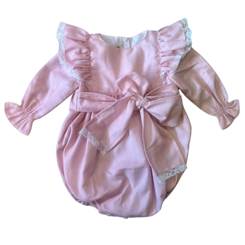 Puro Mimo Pink Bow Romper