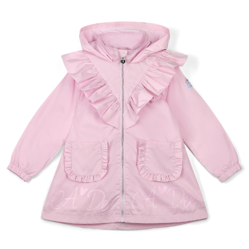 A Dee Girls 'Celine' Pink Frill Jacket