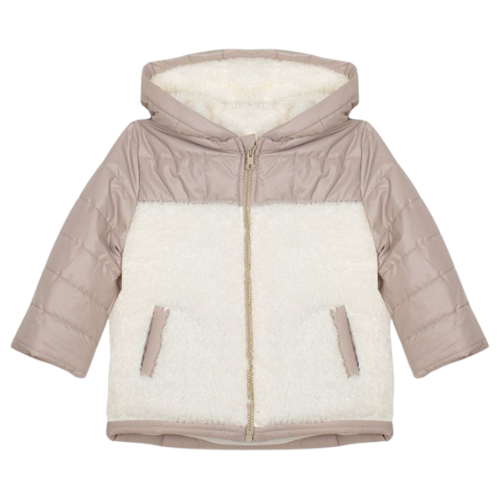Patachou Baby Beige Hooded Coat