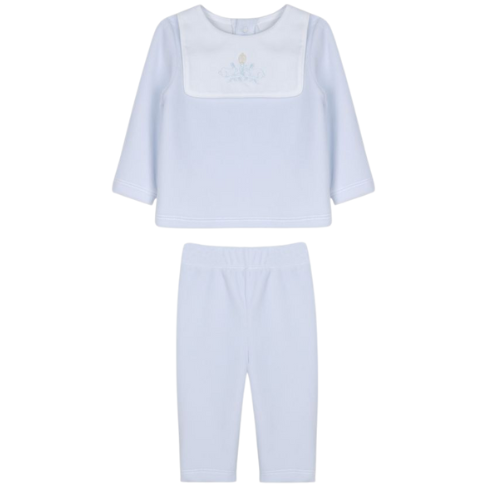 Patachou Baby Blue Velour Outfit