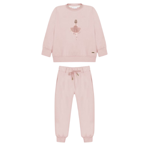 Patachou Baby Pink Ballerina Jogsuit