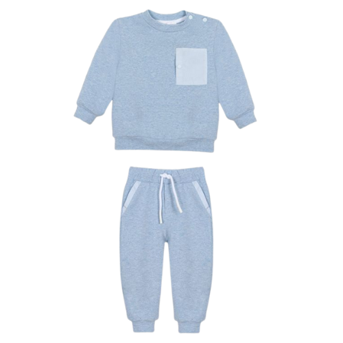Patachou Baby Blue Pocket Jogsuit