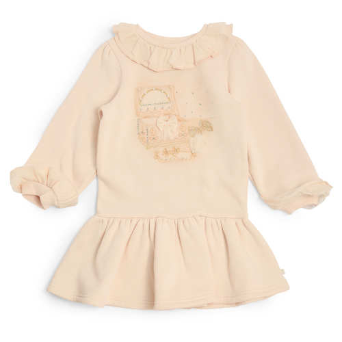 Caramelo Girls Beige Jewellery Box Dress