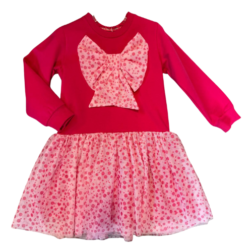 Agatha Ruiz de la Prada Pink Tulle Bow Dress